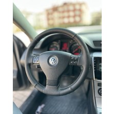 İmza Volkswagen Golf 5 Araca Özel Direksiyon Kılıfı Nokta Karbon (Aracınızın Direksiyonuyla Teyit Ediniz)