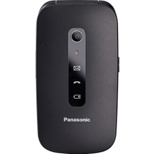 Panasonic KX-TU550EXB Katlanabilir Renkli Ekran 4g Tuşlu Cep Telefonu Siyah (2 Yıl Türkiye Distribütör Garantili) Siyah