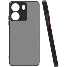 Megafox Teknoloji Xiaomi Redmi 13C Uyumlu Kılıf Hux Kapak, Siyah