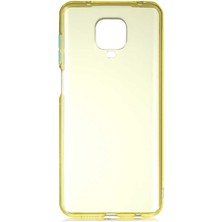 Megafox Teknoloji Xiaomi Redmi Note 9 Pro Uyumlu Kılıf Bistro Kapak, Sarı