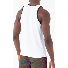 Miami Beach Dijital Baskılı Nefes Alan Clima Control Kumaş Erkek Askılı Plaj T-Shirt Atlet - Mb0384