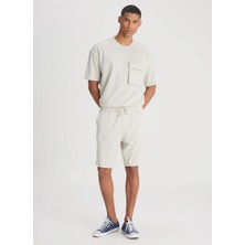 Lee Regular Fit Gri Erkek Sweat Şort L241671035 Sweat Short
