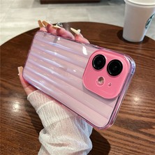 Zebana Apple iPhone 11 Uyumlu Kılıf Zebana Bumper Silikon Kılıf (Kamera Lens Korumalı) Pembe