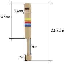 Praise6 Yetişkinler, Çocuklar, Müzik Severler Için Aksanlı Ahşap Flüt Erken Müzik Aleti Çekme Ahşap Flüt Aletleri (Yurt Dışından)