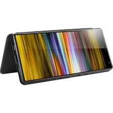 Bdt Shop Kart Tutucu Kickstand Tam Koruma Kartı ile Sony Xperia 10 Için Kılıf (Yurt Dışından)