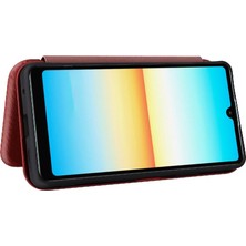 Bdt Shop Sony Xperia Ace Iii Için Kılıf Tam Koruma Deri Folio Flip Case (Yurt Dışından)