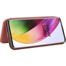 Bdt Shop Kart ile Oneplus 8 Deri Folio Flip Case Tam Koruma Için Kılıf (Yurt Dışından)