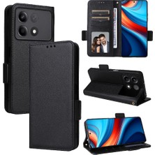 Bdt Shop Xiaomi Poco X6 Neo 5g Pu Deri Cüzdan Kart Yuvaları Tutucu Yan (Yurt Dışından)