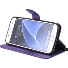 Bdt Shop Samsung Galaxy S7 Klasik Düz Renk Iş Cüzdan Telefon Için Flip Case (Yurt Dışından)