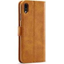 Bdt Shop Iphone Xr Buzağı Doku Yatay Kapak Kılıf Kart Yuvaları (Yurt Dışından)