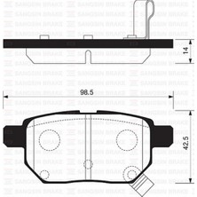 Arka Balata Auris-Corolla 1.4-1.6 Vvti 07-10 1.4d-4d-1.6 13 Yaris 1.0 Vvti 06 GDB3454 18051