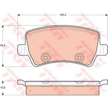Arka Balata Mondeo 07 Galaxy 06 Smax 06 Volvo S60 S80 06 V70 07 V60 XC60 Freelander 2.2 06 18051