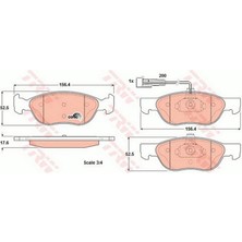 Ön Balata Fişli Brava-Bravo 95-01 Marea 96 Punto 00 18051
