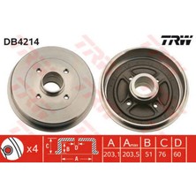 TRW Arka Fren Kampanasi Megane I-Clio Ii Symbol Ii-Logan-Sandero 1.2-1.6-1.5-Twng Ii 18051