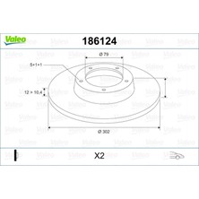 Valeo Fren Diski On Bmw E34 88 96 18051