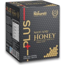 Naturals +Plus Magic Gold Honey 240gr Ballı Pekmezli Ginseng Karışımlı En Doğal Bitkisel Maksimum Enerji Macunu