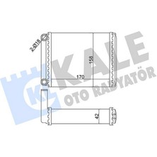 Kale Kalorifer Radyatoru Mercedes Sprinter B901 B904 95 06 18051