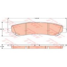 Ön Balata Qashqai 1.5 Dci-1.6-2.0-2.0 Dci 07 Xtrail 2.0-2.0 Dci-2.5 07 Koleos 2.0 Dci 08 18051