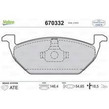 GDB1357 Ön Balata Golf Iv Bora 97-6.05 Polo 99 Octavia 97 Leon Toledo 99-06 Ibiza 02 Audi 18051
