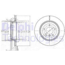 Fren Diski Arka Bmw E60 18051