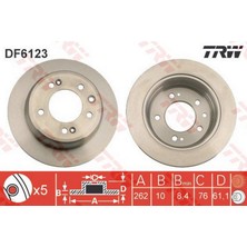 TRW Arka Fren Aynasi Hyundai I30 07-11 -İX35 10 Kia Ceed-Pro Ceed 08-13 -Sportage 10 262X10X76 5-2-1d 18051