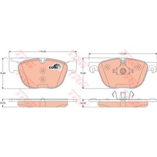 Fren Balatasi Ön Bmw X5 3.0 D 06-08, 3.0 Si 06-08 18051