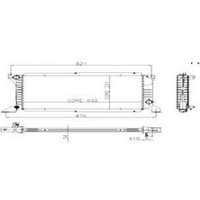 Kale Motor Su Radyatörü [ Ford Transit T15/T19 Ym Turbo Brazing 1997-2001 ] 18051