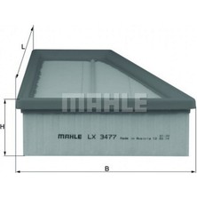 Mahle Hava Filtresi Mercedes A-Klasse W176 A 200 Blueefficiency 156HP 09/12- 18051