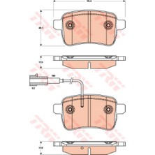 Arka Balata Alfa Romeo Giulietta 1.4 Tb 10 14 1.6jtdm 10 13 2.0 Jtdm 10 13 18051