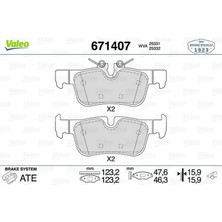 Valeo Fren Balatasi Arka Bmw F45 F48 F39 Mini F60 F54 18051