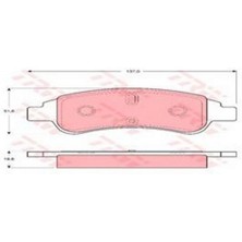 Fren Balatasi Ön Peugeot 1007 1.4 05-, 1.6 16V 05-, 1.4 Hdi 05- 18051