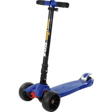 Voit 218C Işıklı Geniş 3 Teker Scooter-Lacivert