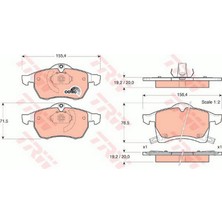 Fren Balatasi Ön Opel Astra H Gtc 1.8 05-10, Zavira A Mpv 1.6-1.8 16V 99-05, 1.6 03-05, 2.2 16V 00-05, 2.0 Dti 16V 00-05, 2.2 Dti 16V 02-05 18051