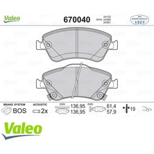 Valeo Ön Balata Auris-Corolla 1.3 1.4d-1.4 Vvti-1.6 Vvti-1.8-2.0d-4d-2.2d 07 10 18051