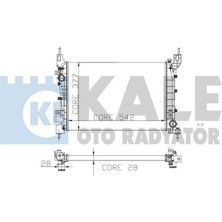 Motor Su Radyatörü [ Fiat Linea 1.4 Mpi, Punto Evo 2 Sira Al+Pl 2005- Klimali ] 18051