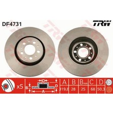On Fren Disk Aynasi Havali S60 00 10 S80 00 10 V70 01 10 XC70 02 10 S80 I 00 06 18051