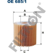 Filtron Yağ Filtresi Toyota Corolla Xi E18 1.4 D-4d 90HP 06/13- 18051