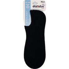 Dündar Çorap Plus Erkek Sneaker Dikişsiz Siyah 12'li 5558