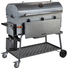 IGRILL Barbekü 1000 mm Kömürlü Mangal (Gri)