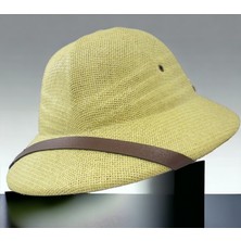 Shopiolog Unisex Explorer Jungle Masquerade Safari Ayarlanabilir Hasır Şapka Kask Yaz,güneş,orman,kamp