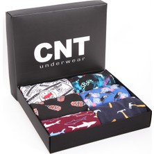 Cnt Erkek Boxer Likralı 6'lı Premium Paket