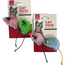 Nunbell Renkli Tüylü Fare Ikili