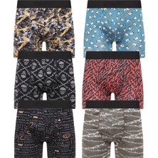 Cnt Erkek Boxer Likralı 6'lı Premium Paket
