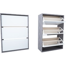 Decorfers Belen 3 Kapaklı 6 Bölmeli Düşer Kapaklı Ayakkabılık
