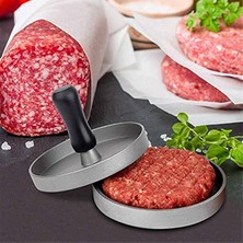 Fiona 12 cm Yuvarlak Burger Presi Hamburger Makinesi Alaşım Hamburger Formu Basın Alüminyum Et Sığır Araçları (Yurt Dışından)