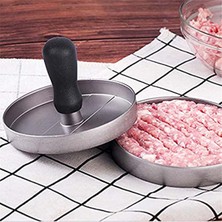 Fiona 12 cm Yuvarlak Burger Presi Hamburger Makinesi Alaşım Hamburger Formu Basın Alüminyum Et Sığır Araçları (Yurt Dışından)