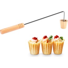 Fiona Malezya Pastası Tee Maker Nyonya Üst Şapka Kalıp Pişirme Yumurta Tart Kalıp Yeniden Kullanılabilir Kızarmış Aperatif Aracı Mutfak Bakeware Gadget (Yurt Dışından)