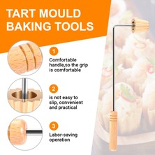 Fiona Malezya Pastası Tee Maker Nyonya Üst Şapka Kalıp Pişirme Yumurta Tart Kalıp Yeniden Kullanılabilir Kızarmış Aperatif Aracı Mutfak Bakeware Gadget (Yurt Dışından)