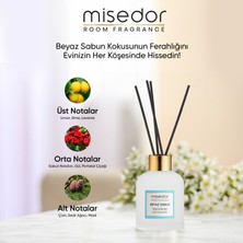 Misedor Beyaz Sabun Çubuklu Oda Kokusu 120 ml