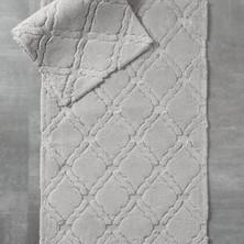 Schafer Floss Pamuk 2 Li Banyo Paspası-Gri